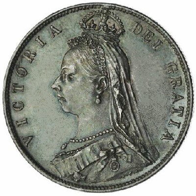 1890 UK Half Crown Value | 1890 British Half Crown Value