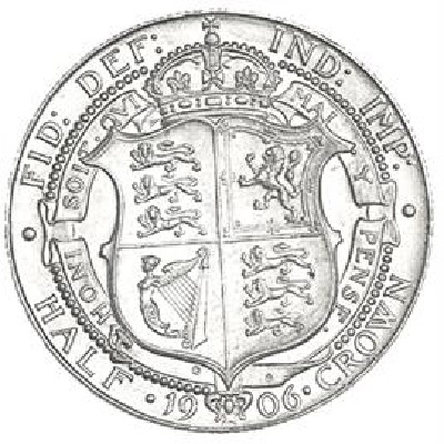UK Half Crown 1906 Value