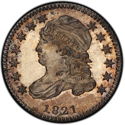 Dime 1821 Value