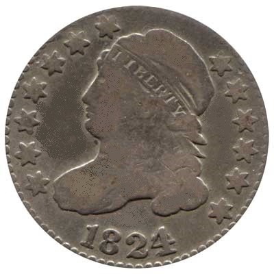 Dime 1824 Value