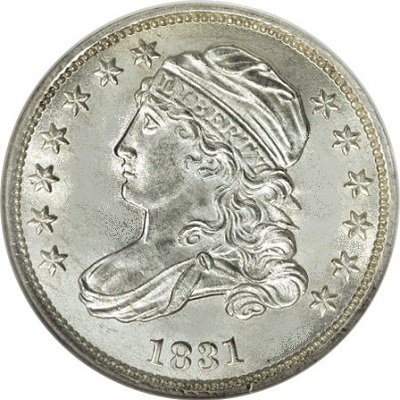 Dime 1831 Value