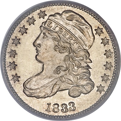 Dime 1833 Value