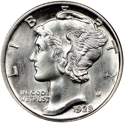 US 1929 Dime Value