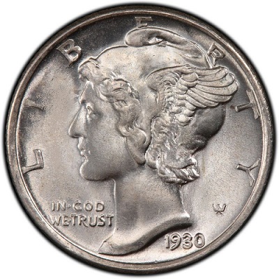 US 1930 Dime Value
