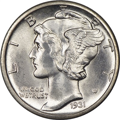 US 1931 Dime Value