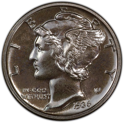 US 1936 Dime Value