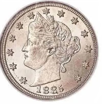 V Nickel 1885 Value
