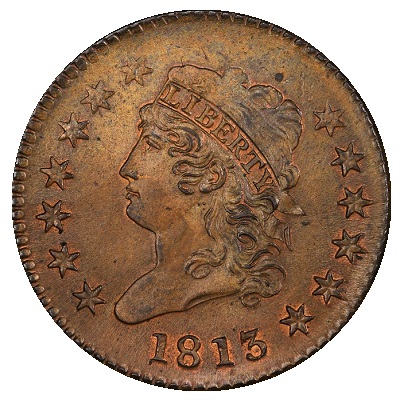 1813 One Penny US