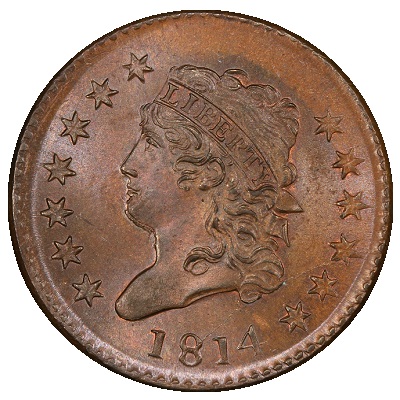 One Cent 1814 Value