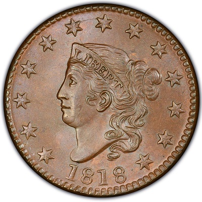 One Cent 1818 Value