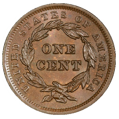  United States One Cent 1843 Value